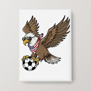 Badge Lunettes de soleil aigle de football USA cool vint