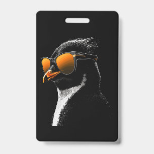 Badge Lunettes de soleil pingouin