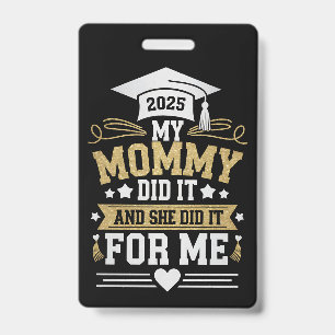 Badge Ma Maman L'a Fait Et Elle L'a Fait Pour Moi Maman