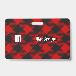 Badge MacGregor Rob Roy Tartan