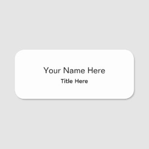 Badge magnétique rond personnalisé pour employé pr
