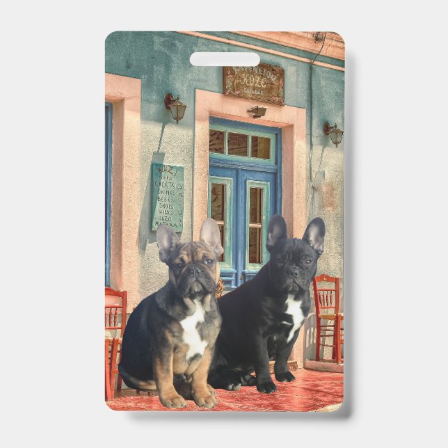 Badge Maison du bouledogue français (Avant)