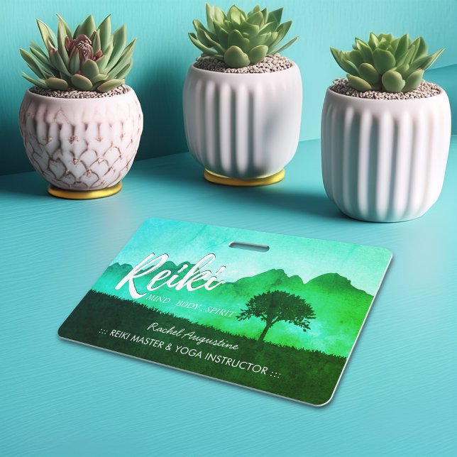 Badge Maître Reiki Naturel instructeur de Yoga Méditatio (Créateur téléchargé)