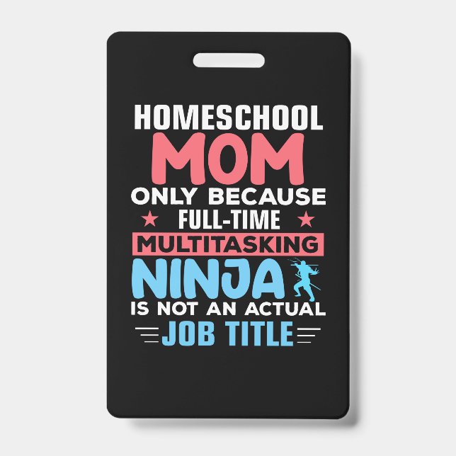 Badge Maman Art Homeschool Maman (Avant)