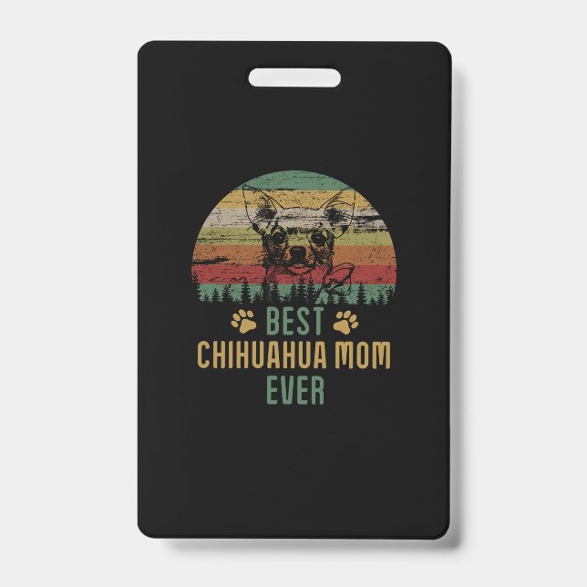 Badge Maman Chihuahua (Avant)