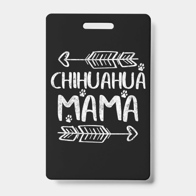 Badge Maman Chihuahua (Avant)