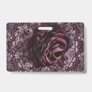 Badge Mandala de rose