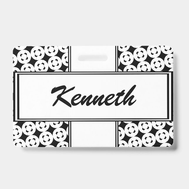 Badge Manette négative par Kenneth Yoncich (Avant)