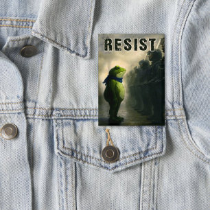Badge Manifestation de la Grenouille de Portland