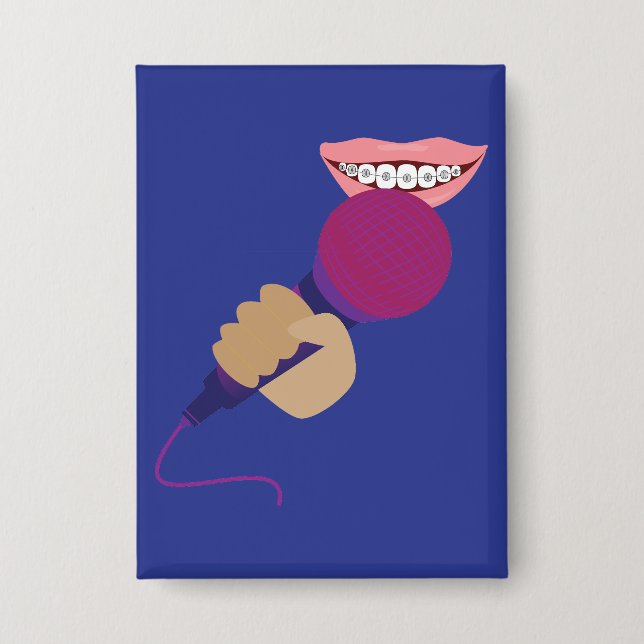 Badge Manipulation de microphone (Recto)