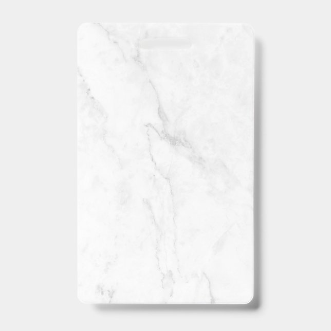 Badge Marbre Blanc (Avant)