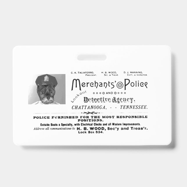 Badge Marchands de Vieux   Police (Avant)