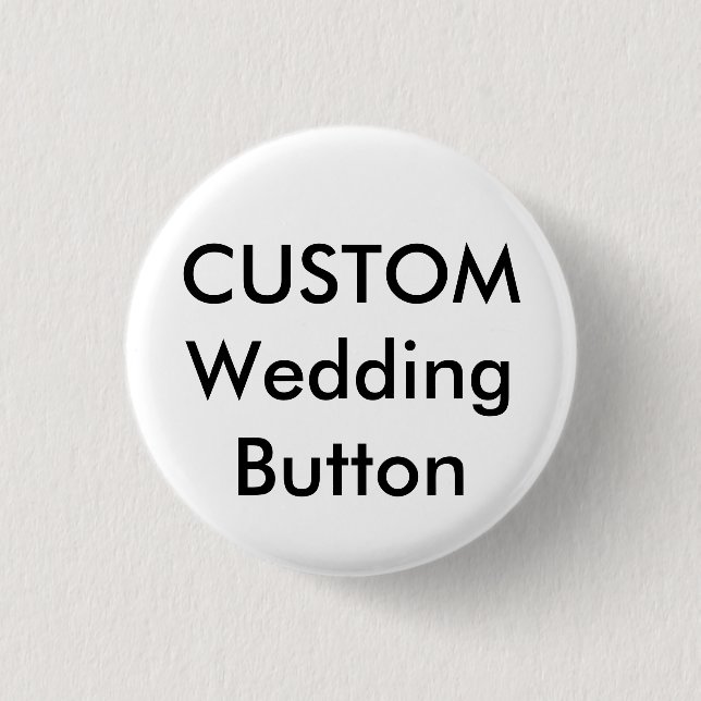 Badge Mariage Personnalisé Petit Bouton rond De 1,25" (Devant)