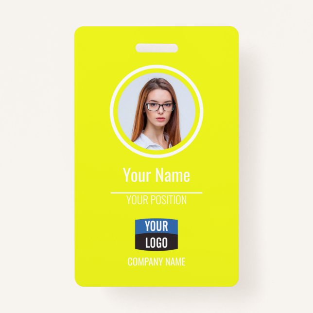 Badge Marine - Carte d'identité photo de l'employé Insig (Devant)