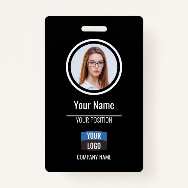 Badge Marine - Carte d'identité photo de l'employé Insig (Devant)