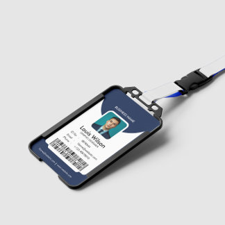 Badge Marine | Sécurité de l'entreprise - ID employé per