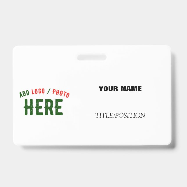 BADGE MARQUE BLANCHE MODERNE ET PERSONNALISABLE VÉRIFIÉE (Avant)
