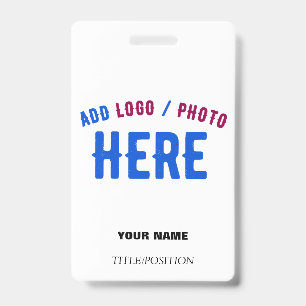 BADGE MARQUE BLANCHE VERIFIEE PERSONNALISABLE MODERNE ET