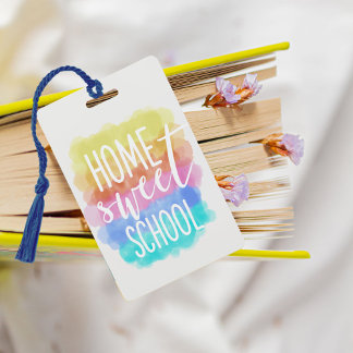 Badge Marque-page de citation pour l'école à la maison