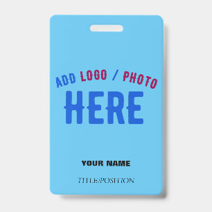 BADGE MARQUE VÉRIFIÉE BLEU CIEL SWAG MODERNE STYLÉ SUR M