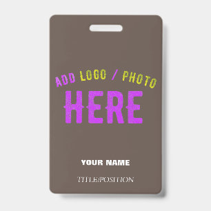 BADGE MARQUE VÉRIFIÉE DE CAFÉ PERSONNALISABLE MODERNE ET