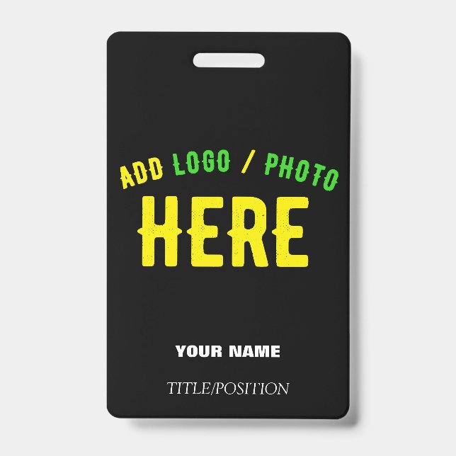 BADGE MARQUE VERIFIEE NOIRE PERSONNALISABLE MODERNE ET C (Avant)