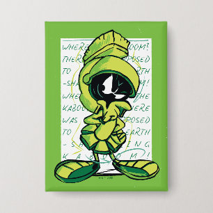Badge MARVIN THE MARTIAN™ - Croquis