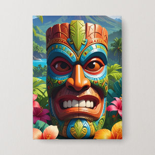 Badge Masque Tiki