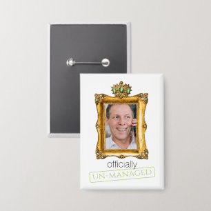 Badge Mauvaise herbe arrive mignon cynique pissenlit Drô