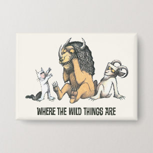 Badge Max et les bêtes sauvages jouant