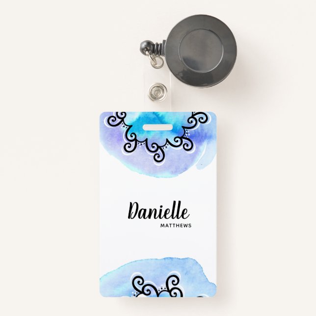 Badge Médallion de l'océan (Front with Retractable)