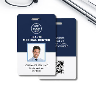 Badge Médecin de clinique médicale ID de professionnel d