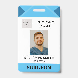 Badge Médecin hospitalier Infirmier - Sécurité des soins