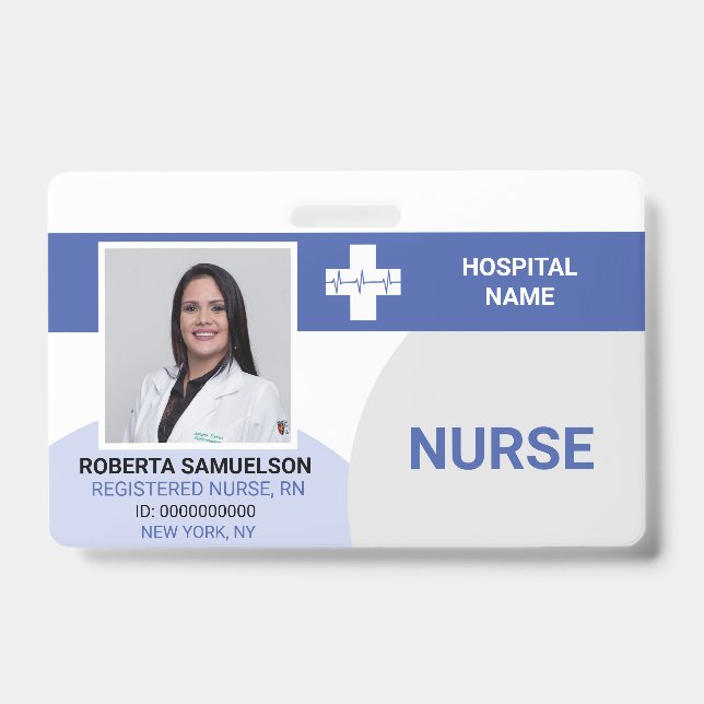 Badge MÉDECIN INFIRMIÈRE Soins de santé d'urgence (Avant)