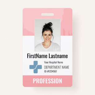 Badge Médecin sur mesure, Infirmière, Aide en santé - ID