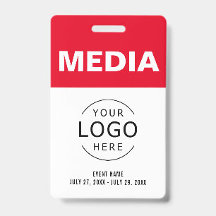Badge Media All Access Passe votre propre ID d'événement