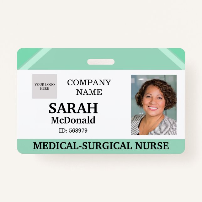 Badge Medical Doctor Nursing Aged Care Security Photo ID (Devant)