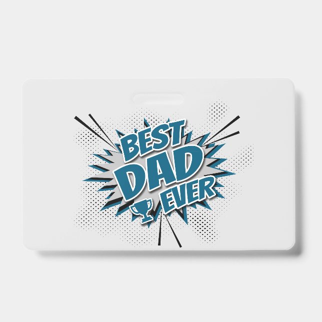 Badge Meilleur Papa du Monde (Avant)