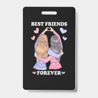 Badge Meilleurs Amis Pour Toujours