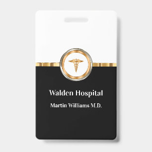 Badge Membre du personnel d'une institution médicale chi