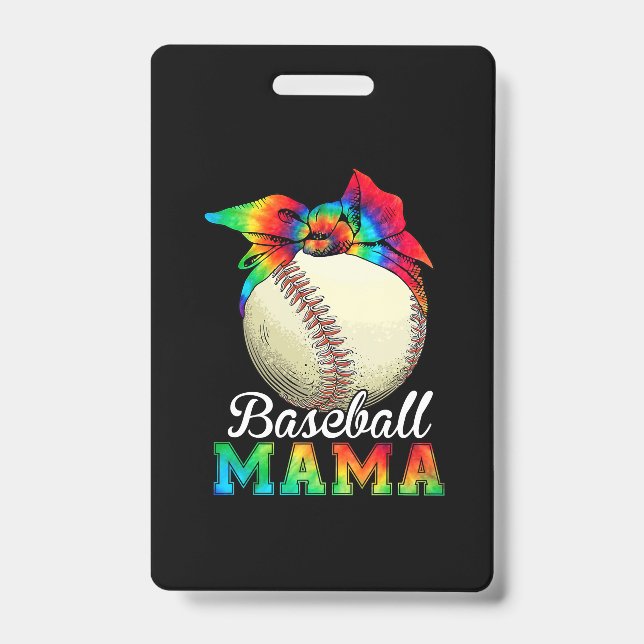 Badge Mère Baseball Mama Anniversaire (Avant)