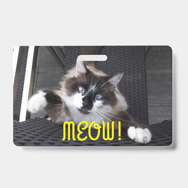 Badge Miaou ! (Avant)