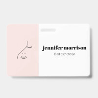 Mini-esthétique Visage Logo Maquillage Artiste Ros