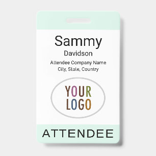 Badge Mint Participants Baddee Event Logo Clip Lanyard R