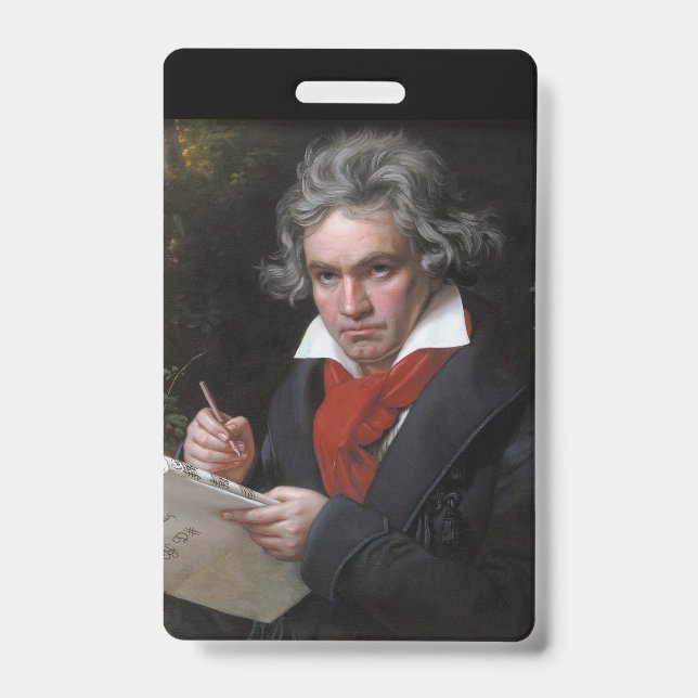 Badge Missa Solemnis : Ludwig Beethoven Musique Classiqu (Avant)
