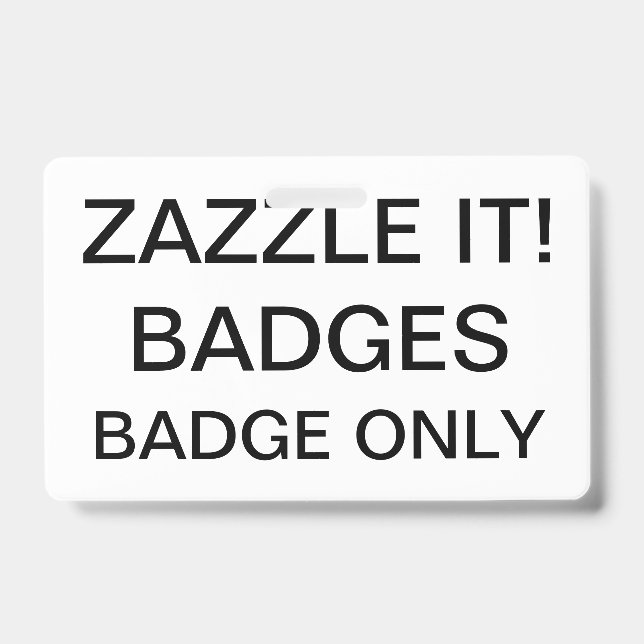 Badge Modèle de blanc d'INSIGNE personnalisé par coutume (Face)