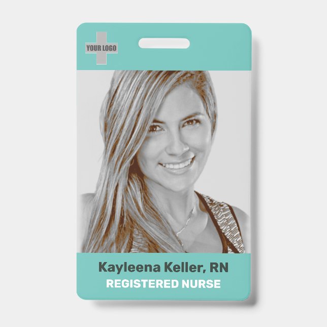 Badge Modèle de code de logo photo grande simple sarcell (Avant)