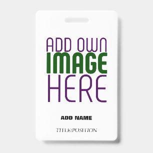 BADGE MODELE DE TEXTE D'IMAGE BLANCHE SIMPLE ÉDITABLE MO