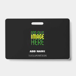 BADGE MODÈLE DE TEXTE D'IMAGE NOIRE SIMPLE ET MODERNE
