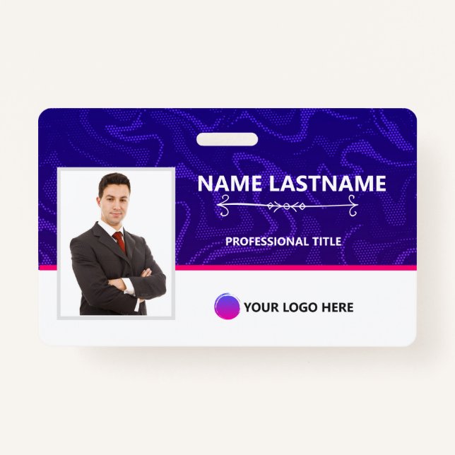 Badge Modern Identification card (Devant)